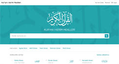 Desktop Screenshot of kuranmealleri.org