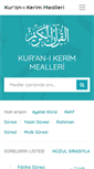 Mobile Screenshot of kuranmealleri.org